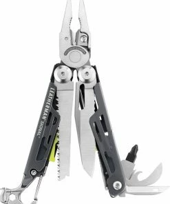 Goedkoop ???? Leatherman Multitool Signal Granite 19-delig Met Schede - Grijs ????