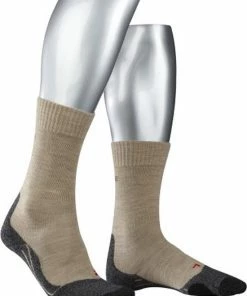 Beste deal ⌛ FALKE TK2 Explore Wandelsokken Warm Winter Zacht Thermisch Ademend Anti-blaar Antizweet Zonder Motief Met Elastische Boord Merinowol Beige Dames Sportsokken - Maat 39-40 ⭐ -Hendi Shop 550x715 3