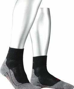 Nieuw ???? FALKE TK5 Wander Short Wandelsokken Kort Zacht Thermisch Anti-blaar Antizweet Zonder Motief Met Elastische Boord Admend Merinowol Zwart Heren Sportsokken - Maat 44-45 ???? -Hendi Shop 550x717 9