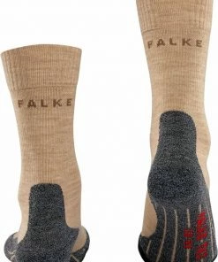 Beste deal ⌛ FALKE TK2 Explore Wandelsokken Warm Winter Zacht Thermisch Ademend Anti-blaar Antizweet Zonder Motief Met Elastische Boord Merinowol Beige Dames Sportsokken - Maat 39-40 ⭐ -Hendi Shop 550x728 1