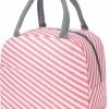 Begroting ⌛ Lunch Bag - Roze/Wit | Koeltas | Polyester / Nylon | 23x15x20 Cm | Fashion Favorite ???? -Hendi Shop 550x729