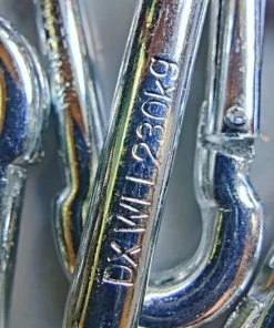 Groothandel ???? DX - Premium Duopakket Gegalvaniseerde Karabijnhaak - 2 Stuks - 8x80mm - Verzinkt Staal - Glanzend Zilver ???? -Hendi Shop 550x732 111