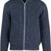 Aanbiedingen ???? BJØRNSON Viggo Kabel Gebreid Wintervest Heren - Teddy - Maat L - Donkerblauw ???? -Hendi Shop 550x732 57