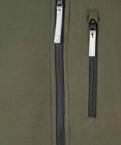 Uitgang ???? BJØRNSON DAG Softshell Jas 4 Seizoenen Heren - Winddicht - Fleece Gevoerd - Waterafstotend - Ademend - Outdoor Herenjas - Rits Zakken - Tussenjas - Maat 2XL - Olijfgroen ???? -Hendi Shop 550x732 68