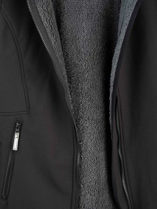 Flash-uitverkoop ???? BJØRNSON Signe Softshell Winterjas Parka Dames - Teddy - Maat 38 - Zwart ???? 9 Flash-uitverkoop ???? BJØRNSON Signe Softshell Winterjas Parka Dames - Teddy - Maat 38 - Zwart ???? - Afbeelding 7