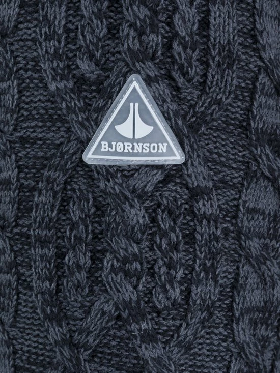 Aanbiedingen ???? BJØRNSON Viggo Kabel Gebreid Wintervest Heren - Teddy - Maat L - Donkerblauw ???? 7 Aanbiedingen ???? BJØRNSON Viggo Kabel Gebreid Wintervest Heren - Teddy - Maat L - Donkerblauw ???? - Afbeelding 5