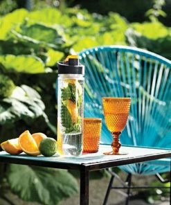Beste Pirce ???? Loooqs Waterfles Met Infuser - Oranje - 0.8 L ???? -Hendi Shop 550x733 29