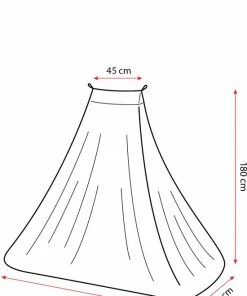 Kopen ⌛ Deconet TRACK - Reisklamboe-polyester-geimpregneerd-H180xL190xB100cm-Wit ???? -Hendi Shop 550x734 16