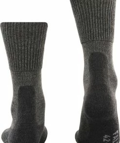Beste Pirce ???? FALKE TK1 Adventure Wool Wandelsokken Dik Versterkte Thermische Sokken Zonder Patroon Met Sterke Wattering Lang En Warm Voor Wandelen Winter Merinowol Grijs Heren Sportsokken - Maat 39-41 ???? -Hendi Shop 550x745 3