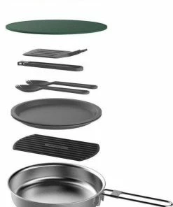 Begroting ???? Stanley PMI Stanley The All-In_One Fry Pan Set 1 L - Campingkookset - Stainless Steel ❤️ -Hendi Shop 550x747 3