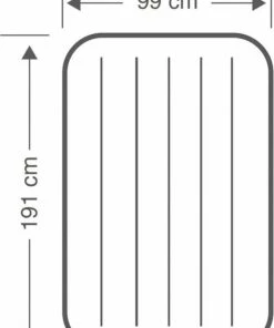 Groothandel ✔️ Intex Luchtbed - Ultra Plush - Formaat: Twin - B99 X L191 X H46 Cm - Ingebouwde Pomp - Met Reparatieset ✔️ -Hendi Shop 550x757