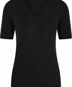 Groothandel ❤️ Beeren Dames Thermo ???? Shirt Korte Mouw Zwart Maat S ????