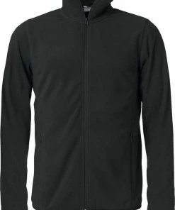 Beste deal ???? Clique Basic Micro Fleece Jacket 23914 Zwart - Maat L ????