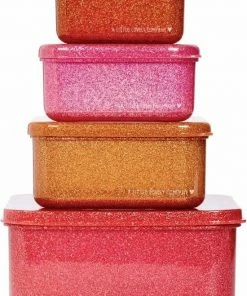 Aanbiedingen ???? Back To School Set - Drinkfles / 4 Snackdozen / Lunchbox - Glitter Roze - A Little Lovely Company ???? -Hendi Shop 550x781 3