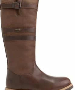 Goedkoopste ???? Travelin' Norway Heren Outdoorlaarzen - Waterdicht En Gevoerde Wandellaars - Donkerbruin Leer - Maat 45 ????