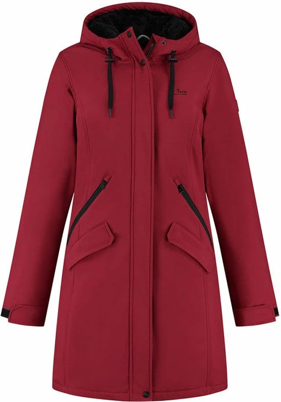 Kopen ???? Kjelvik Dames Softshell Parka - Winterparka Softshell - Chanela - Rood - Maat 36 ???? 3 Kopen ???? Kjelvik Dames Softshell Parka - Winterparka Softshell - Chanela - Rood - Maat 36 ????