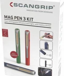 Kopen ???? Scangrip Mag Pen 3 LED Zaklamp / Looplamp - Oplaadbaar & Dimbaar - 150lm - Met Haak & Magneet - Set Van 3 Stuks ???? 24 Kopen ???? Scangrip Mag Pen 3 LED Zaklamp / Looplamp - Oplaadbaar & Dimbaar - 150lm - Met Haak & Magneet - Set Van 3 Stuks ???? -Hendi Shop 550x787