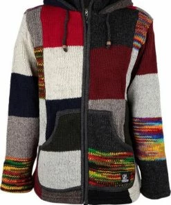 Kopen ???? SHAKALOHA LIFE IS FOR LIVING Gebreid Wollen Vest Heren/Uni Met Voering - M Patch NH Multi XL ????