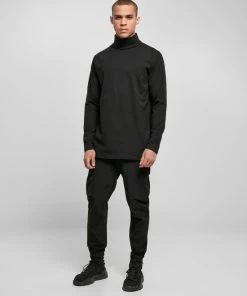 Uitgang ???? SENVI Heren Col Longsleeve ???? Shirt - Turtle Neck Longsleeve - Kleur Zwart - Maat XXXXL (4XL) ✨ -Hendi Shop 550x794 5