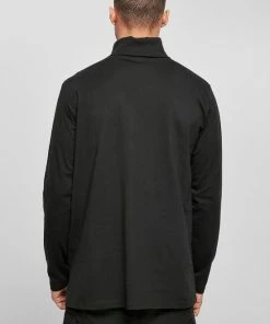 Uitgang ???? SENVI Heren Col Longsleeve ???? Shirt - Turtle Neck Longsleeve - Kleur Zwart - Maat XXXXL (4XL) ✨ -Hendi Shop 550x794 6