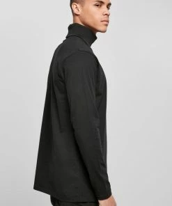 Uitgang ???? SENVI Heren Col Longsleeve ???? Shirt - Turtle Neck Longsleeve - Kleur Zwart - Maat XXXXL (4XL) ✨ -Hendi Shop 550x794 7