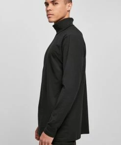 Uitgang ???? SENVI Heren Col Longsleeve ???? Shirt - Turtle Neck Longsleeve - Kleur Zwart - Maat XXXXL (4XL) ✨ -Hendi Shop 550x794 8