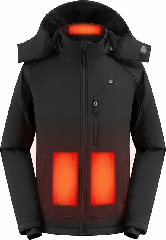 Beste Verkoop ???? Sailwind Verwarmde Jas / Soft Shell / Heren / Zwart Incl. Powerbank ✨ 3 Beste Verkoop ???? Sailwind Verwarmde Jas / Soft Shell / Heren / Zwart Incl. Powerbank ✨