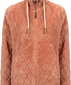 Aanbiedingen ???? Life-Line - Molly Fleece Vest Dames - Roze - Outdoorvest - Fleece Roze - Maat 44 ????