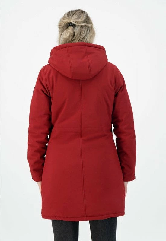 Kopen ???? Kjelvik Dames Softshell Parka - Winterparka Softshell - Chanela - Rood - Maat 36 ???? 6 Kopen ???? Kjelvik Dames Softshell Parka - Winterparka Softshell - Chanela - Rood - Maat 36 ???? - Afbeelding 4
