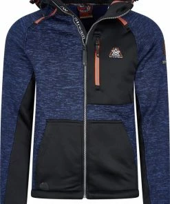 Begroting ???? The Wild Stream The Wildstream - Heren - Fleece Gevoerd - - Model Idyllic - Navy-Maat L ⭐