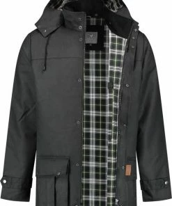 Aanbiedingen ???? MGO Leisure Wear MGO Leisure William Wax Parka Outdoorjas Heren - Maat XL ???? -Hendi Shop 550x806 1