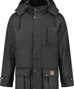 Aanbiedingen ???? MGO Leisure Wear MGO Leisure William Wax Parka Outdoorjas Heren - Maat XL ????