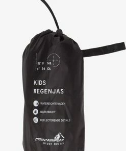 Promo ✨ Mountain Peak Kinder Regenjas - Zwart - Maat 170/176 ✨ -Hendi Shop 550x812