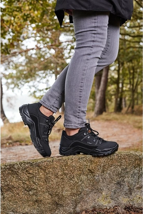 Uitgang ???? Mountain Peak Dames Wandelschoenen Categorie A - Zwart - Maat 38 - Uitneembare Zool ???? 9 Uitgang ???? Mountain Peak Dames Wandelschoenen Categorie A - Zwart - Maat 38 - Uitneembare Zool ???? - Afbeelding 7