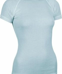 Groothandel ❤️ Avento Thermoshirt Korte Mouw - Vrouwen - Lichtblauw - Maat 38 ⌛