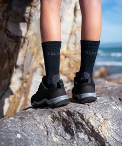 Beste Pirce ⭐ FALKE TK2 Wandelsokken Warm Winter Zacht Thermisch Ademend Anti-blaar Antizweet Zonder Motief Met Elastische Boord Merinowol Blauw Unisex Sportsokken - Maat 35-38 ???? -Hendi Shop 550x825 4