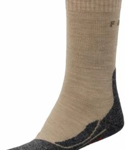 Beste deal ⌛ FALKE TK2 Explore Wandelsokken Warm Winter Zacht Thermisch Ademend Anti-blaar Antizweet Zonder Motief Met Elastische Boord Merinowol Beige Dames Sportsokken - Maat 39-40 ⭐ -Hendi Shop 550x832 4