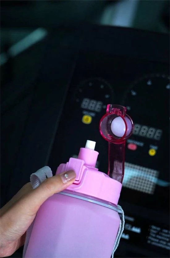 Kopen ⌛ Diller Waterfles Met Rietje - 2 Liter - Grote Waterfles - Bottle - Motivatie Waterfles Met Tijdmarkeringen - Sportfles - Turquoise/paars ✔️ 4 Kopen ⌛ Diller Waterfles Met Rietje - 2 Liter - Grote Waterfles - Bottle - Motivatie Waterfles Met Tijdmarkeringen - Sportfles - Turquoise/paars ✔️ - Afbeelding 2